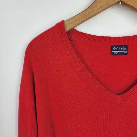 Columbia Men's PFG Dockside V-Neck Cashmere Blend Long Sleeve Sweater‎ Size XXL - Picture 4 of 10